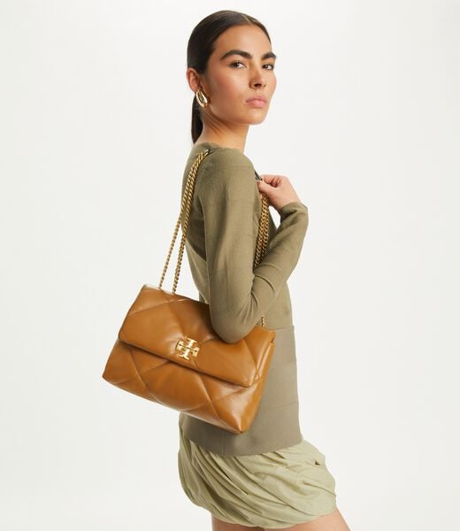KIRA DIAMOND QUILT CONVERTIBLE SHOULDER BAG TORY BURCH