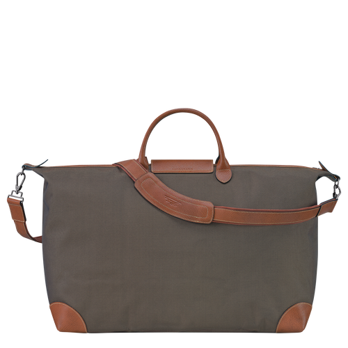 LongChamp Le Pliage Original M Russian canvas and leather travel bag