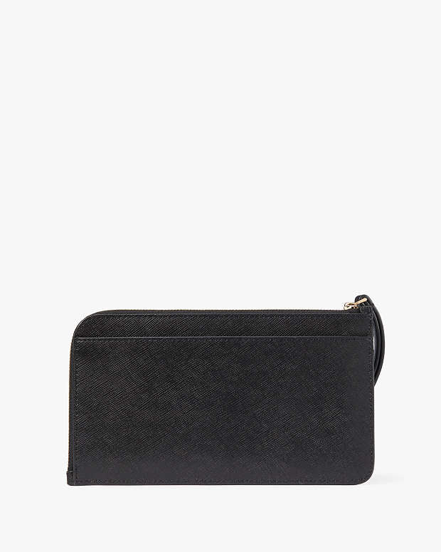 Kate Spade Lucy Medium L-zip Wristlet black