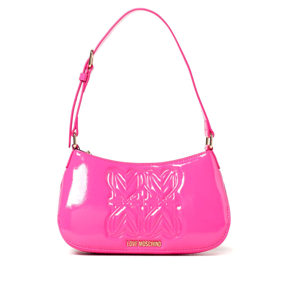Women s Fuchsia Shoulder Bag Love Moschino Bend The Trend By Marwa