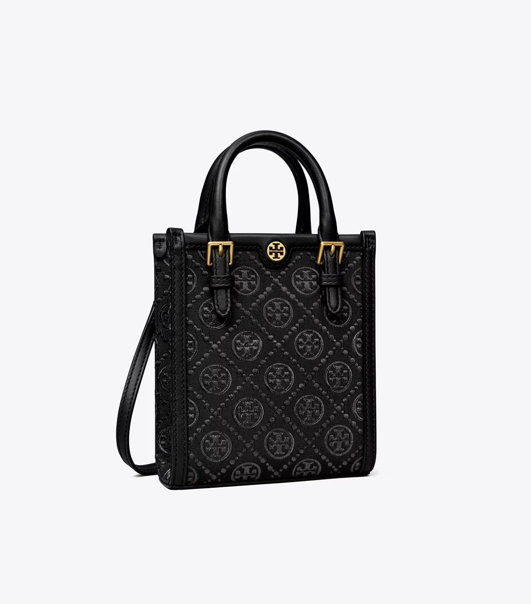 Tory Burch mini T monogram tote