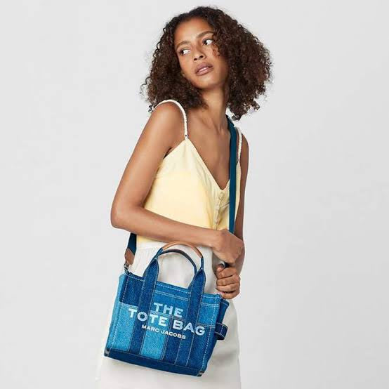 the small denim tote bag Marc Jacobs