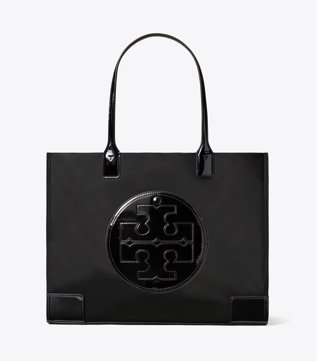 HOT Tory Burch Ella Tote Pink SMALL ELLA PATENT TOTE BAG