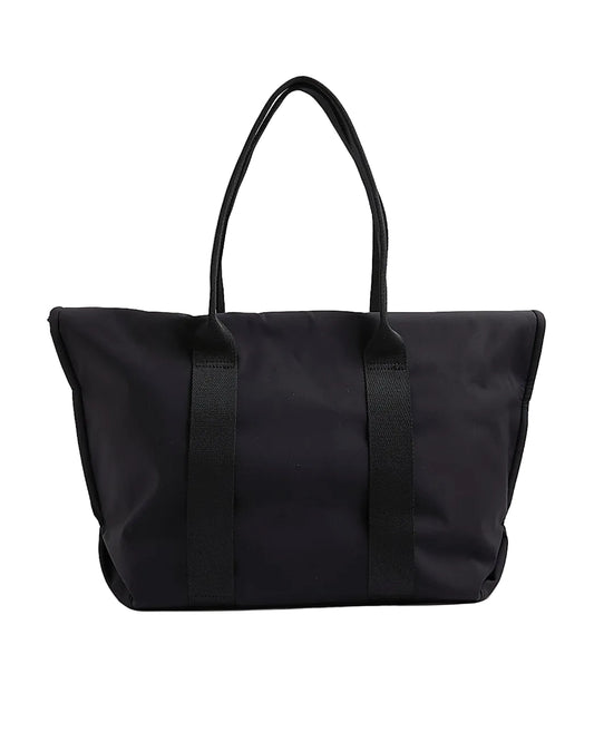 River Island Black Roll Top Holdall Bag