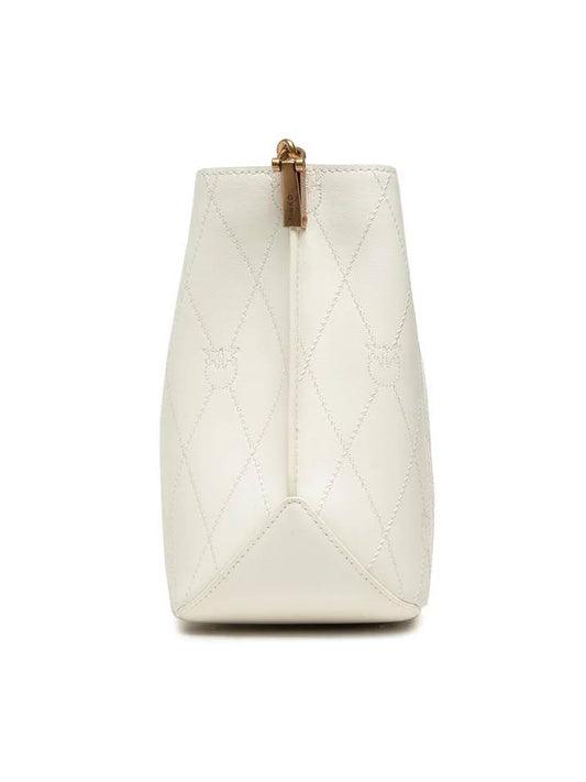 Pinko Leather Bag Love Bucket Wave Logo