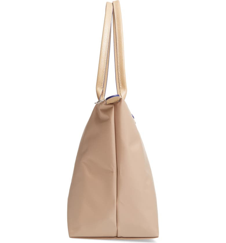 Longchamp Le Pliage Club L Shoulder Bag in beige