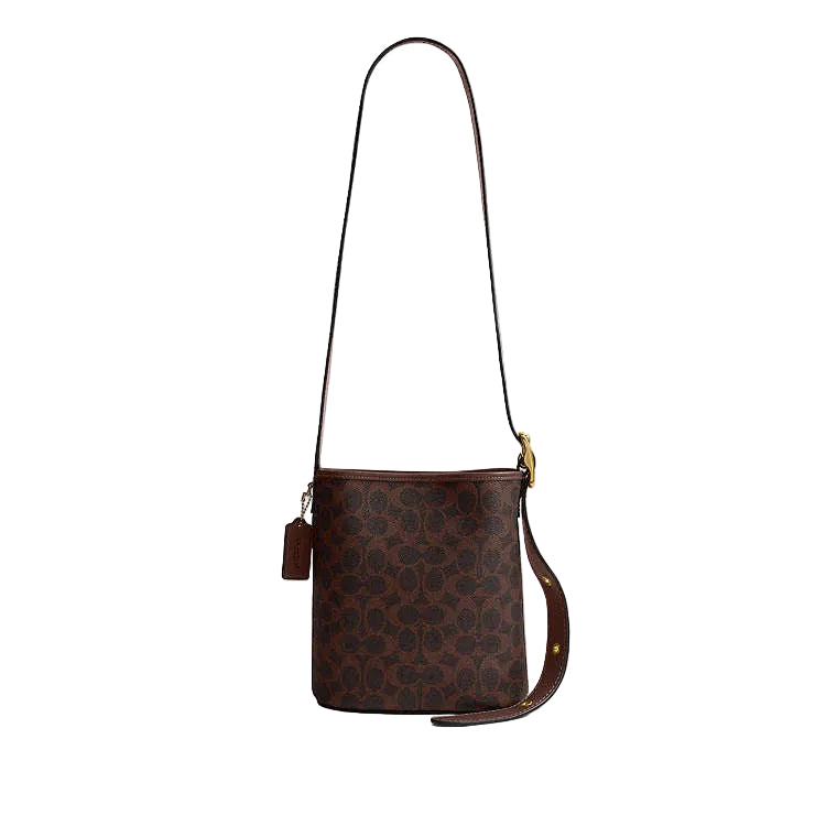 Coach Bleecker Bucket Bag 21 In Signature Canvas