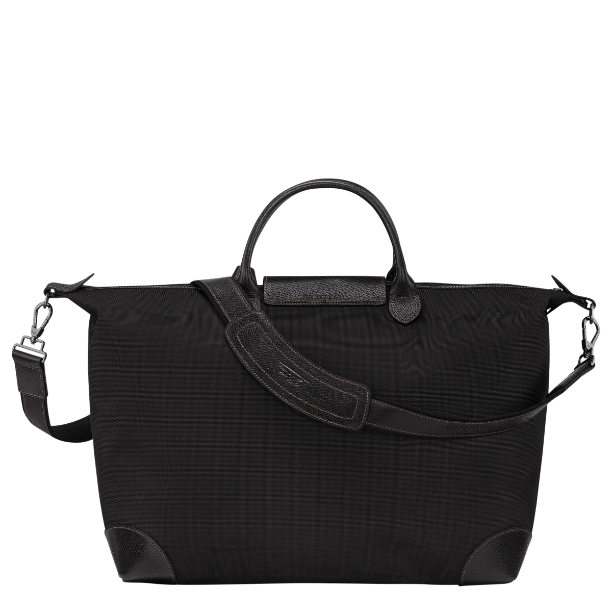 LongChamp Le Pliage Original M Russian canvas and leather travel bag