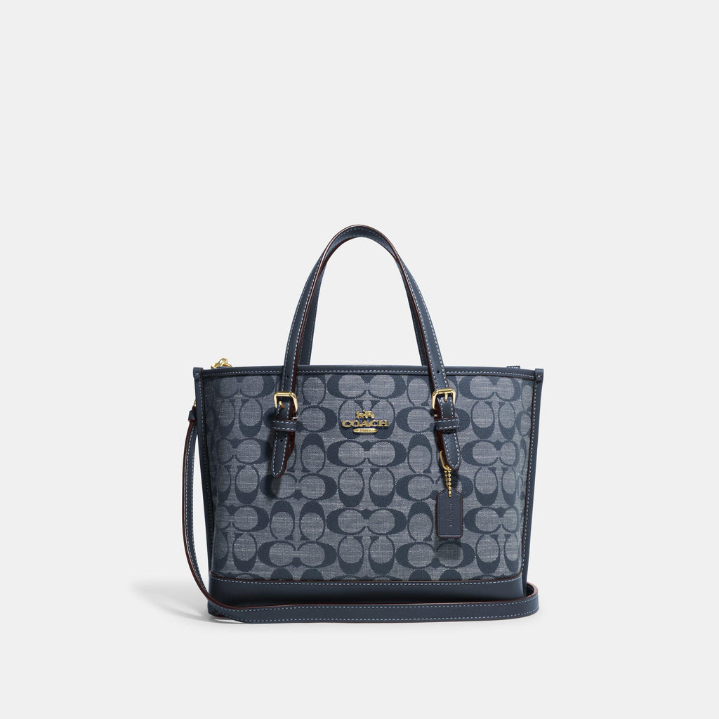 Coach Mollie Tote 25 In Signature Chambray