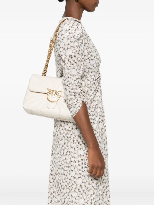 Love Bag Puff Butterfly large nappa leather crossbody bag