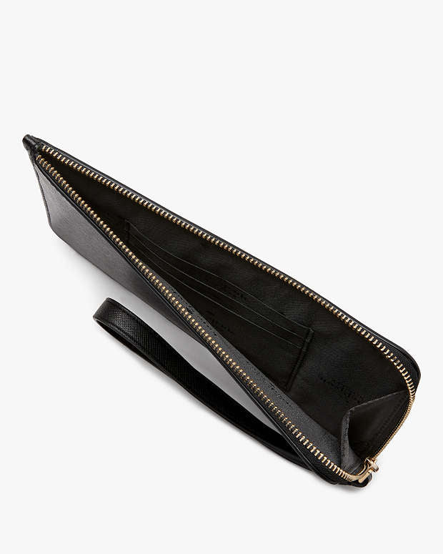 Kate Spade Lucy Medium L-zip Wristlet black