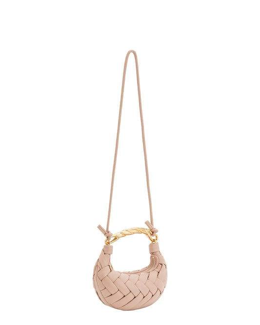 JW PEI Orla Weave Handbag in Baby Pink