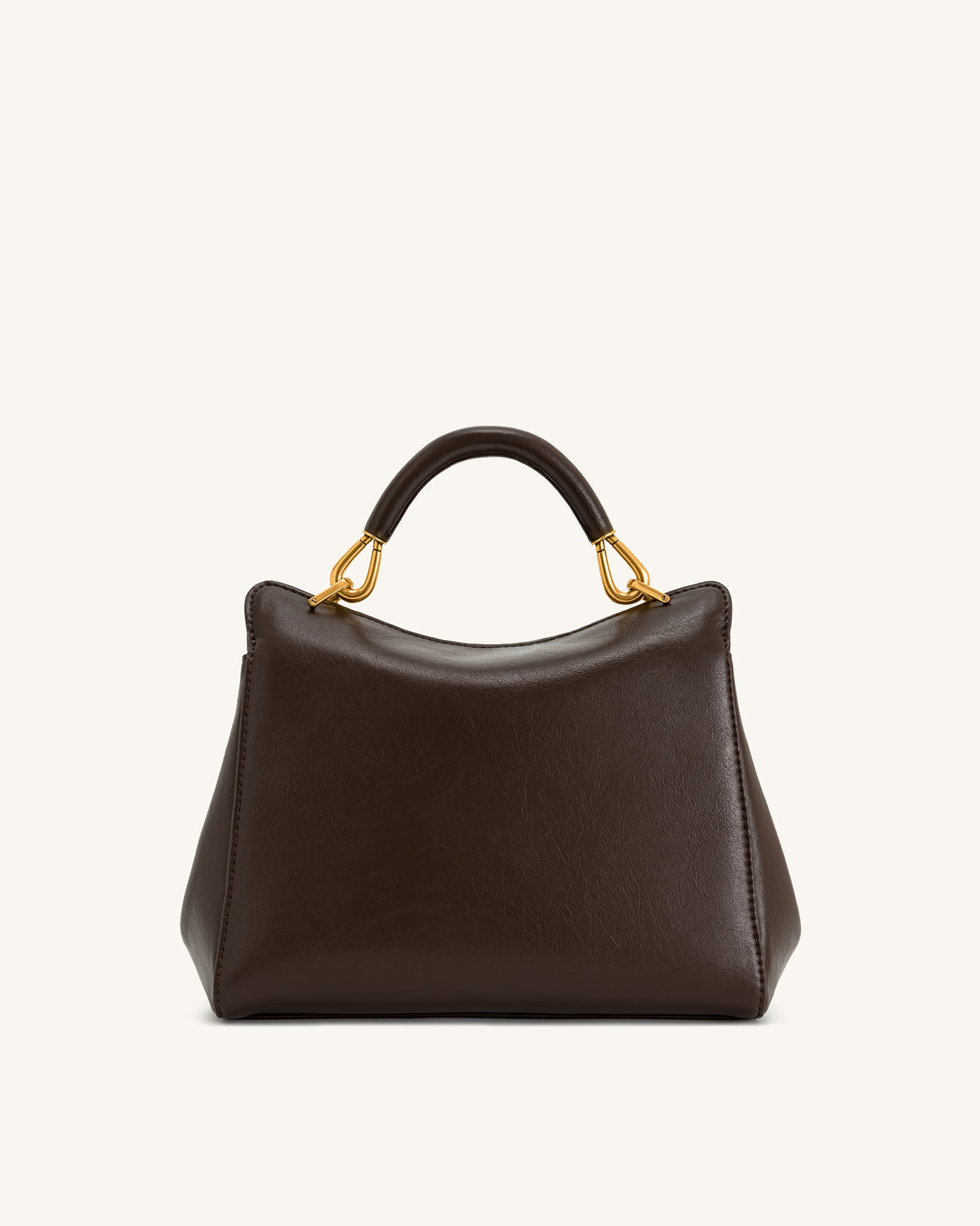 JW PEI Lucia Classic Top Hand Bag Dark Brown