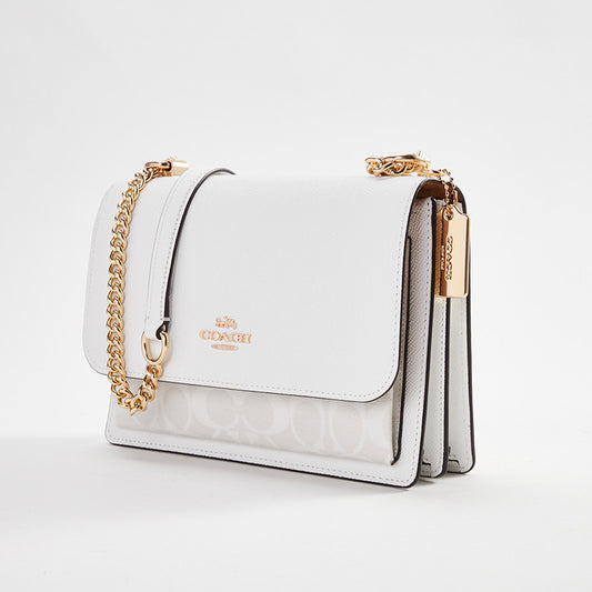 Coach Klare Crossbody Bag In Micro Signature Canvas