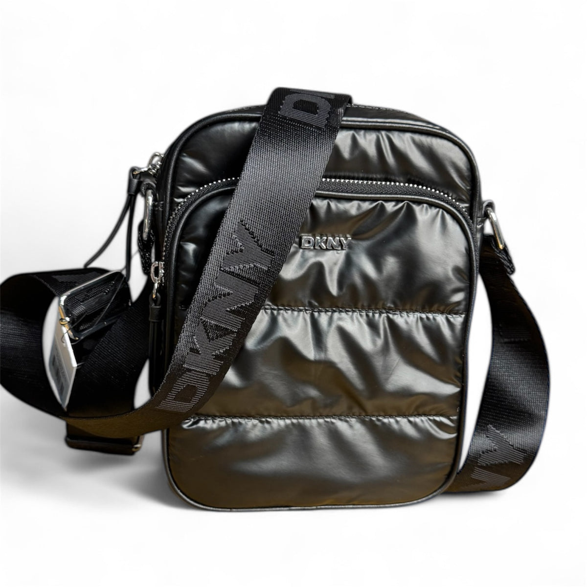 DKNY Gigi Flight Unisex Soft Nylon Fabric Crossbody Bag