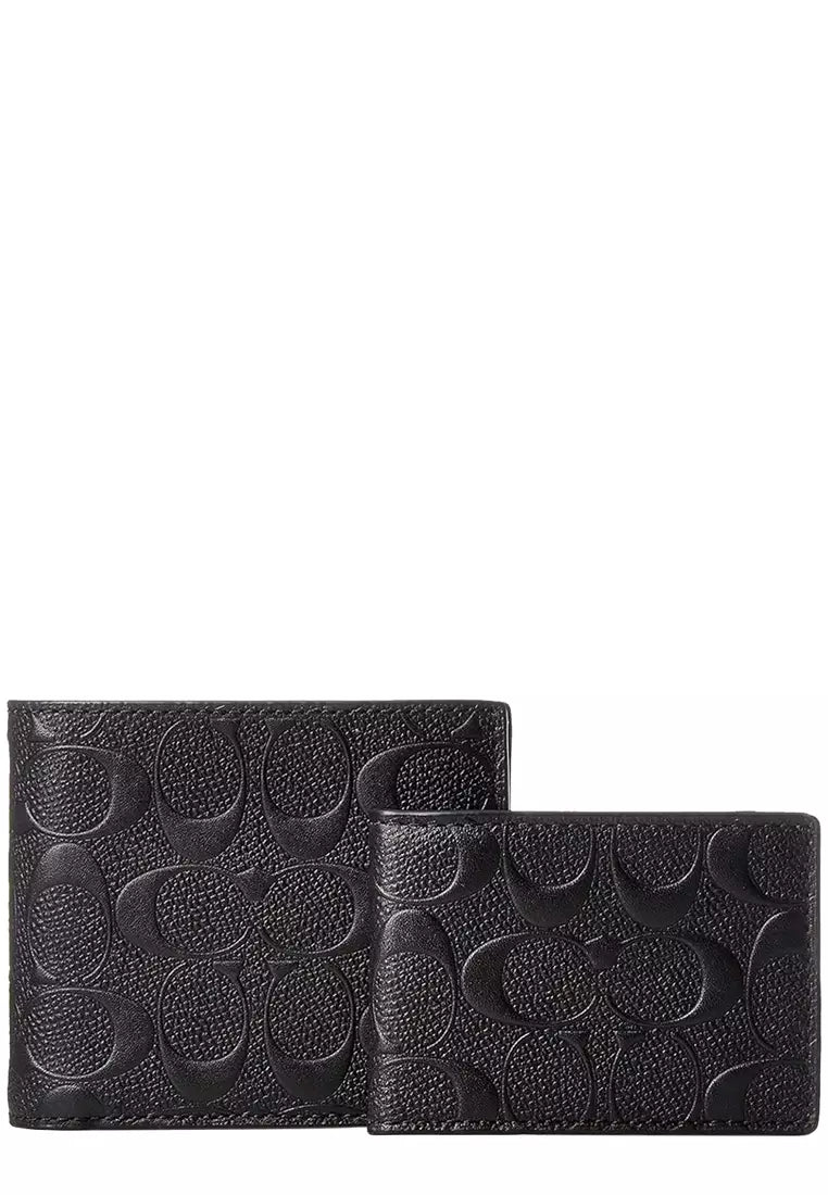 Coach men Boxed 3-In-1 Wallet Gift Set (Copy)
