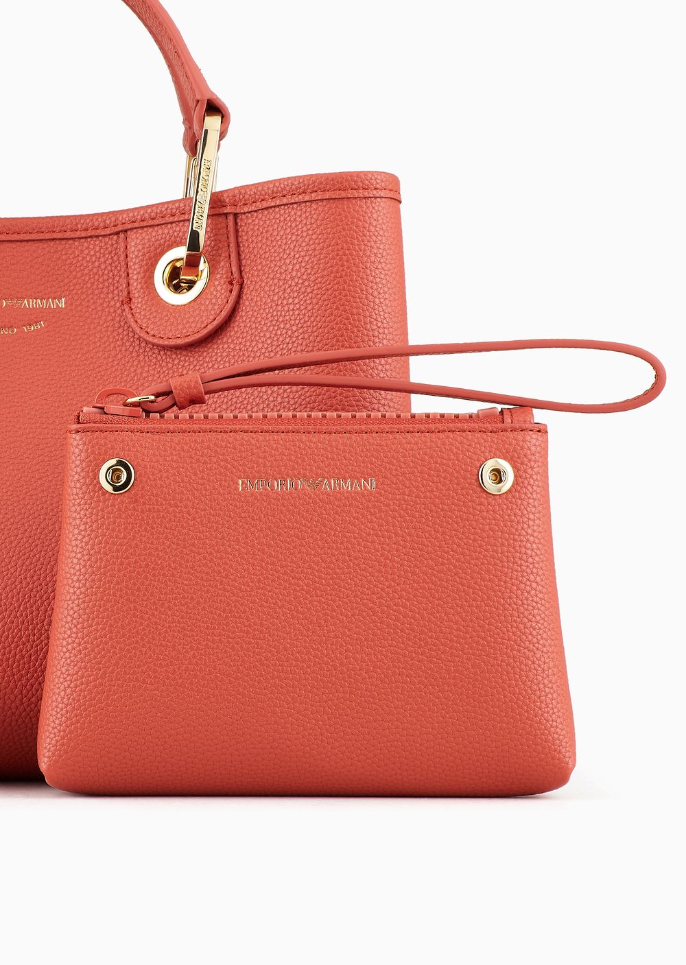 Small MyEA shopper bag with deer print Emporio Armani