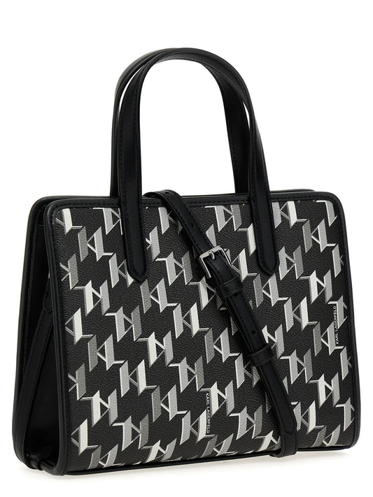 Karl Lagerfeld K/Ikonik Monogram Small Tote Bag