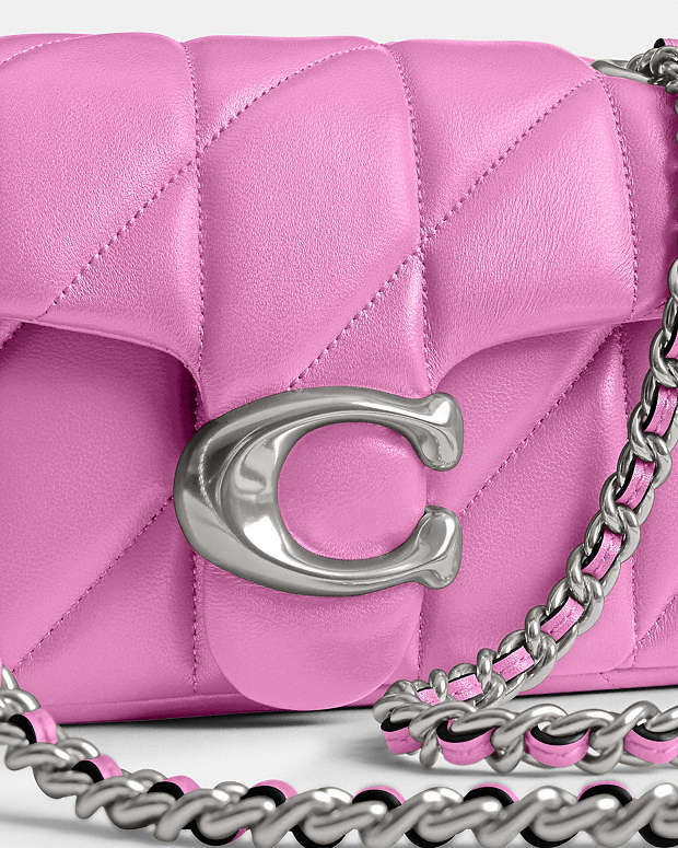 Coach Tabby Shoulder Bag 20 With Pillow Quilting in pink
