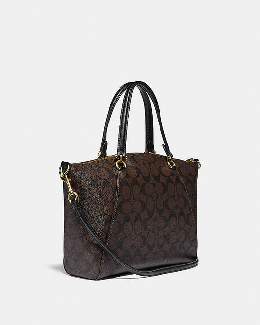 Coach Prairie Satchel In Signature Canvas