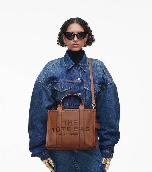 The leather medium tote bag Marc Jacobs