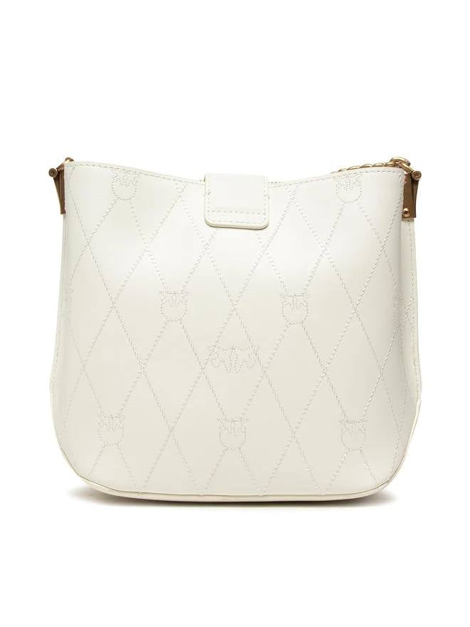 Pinko Leather Bag Love Bucket Wave Logo