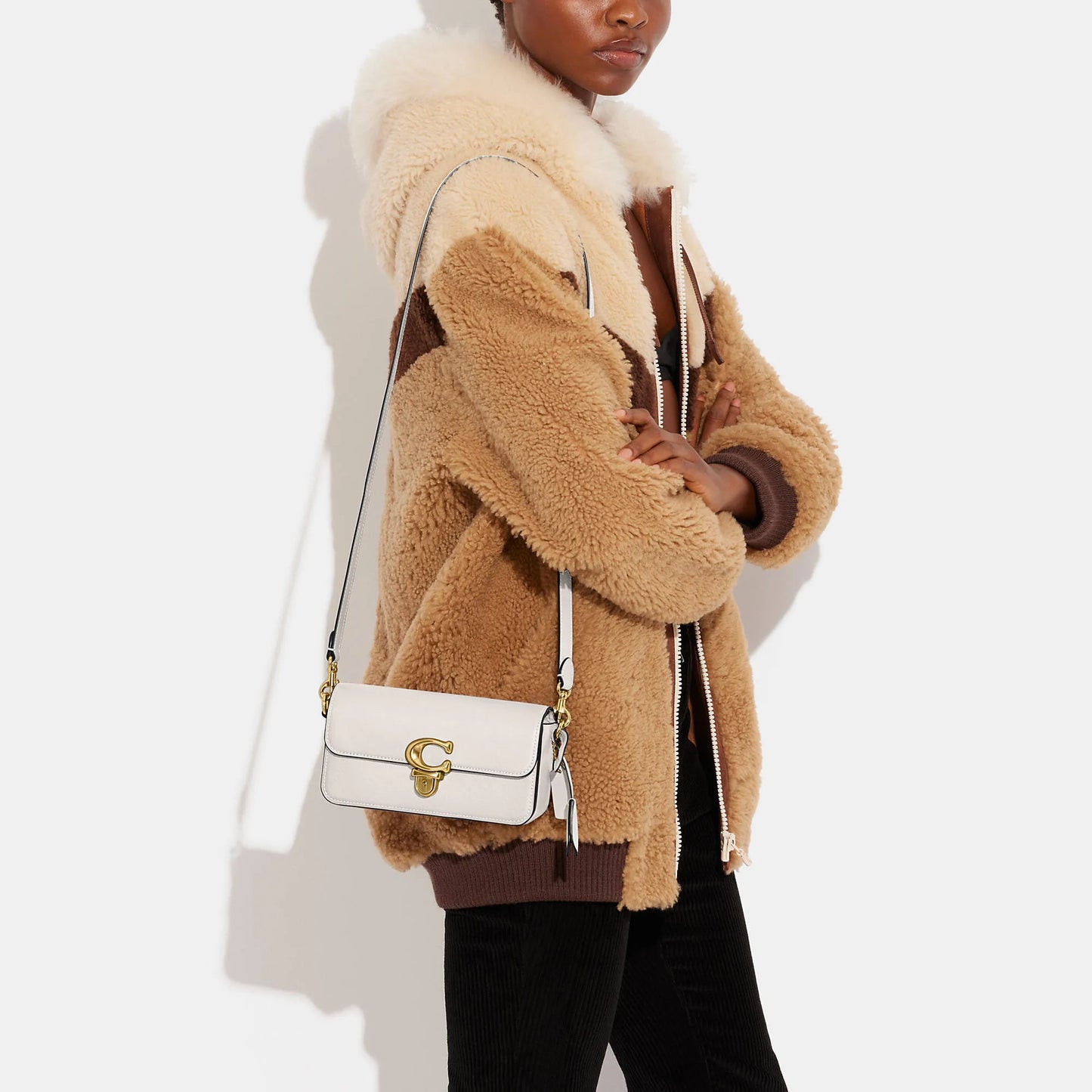 COACH Studio Leather Shoulder Bag
