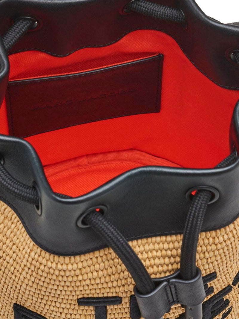 Marc Jacobs The Bucket raffia effect bag