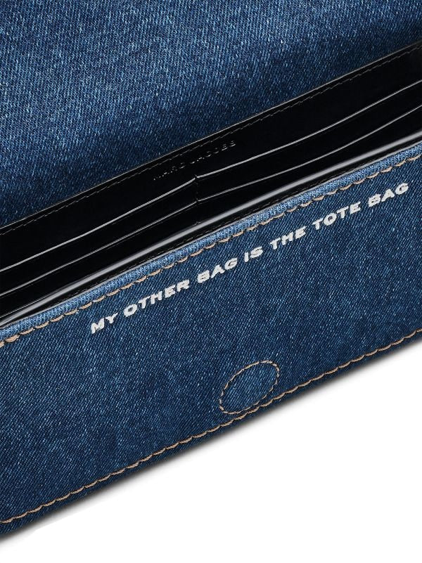 The denim mini chain bag marc jacobs