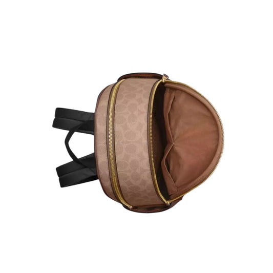 Coach Court Backpack In Blocked Signature Canvas