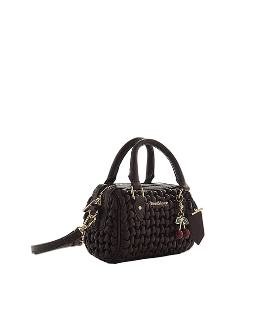 River Island Red Scrunch Mini Bowler Bag