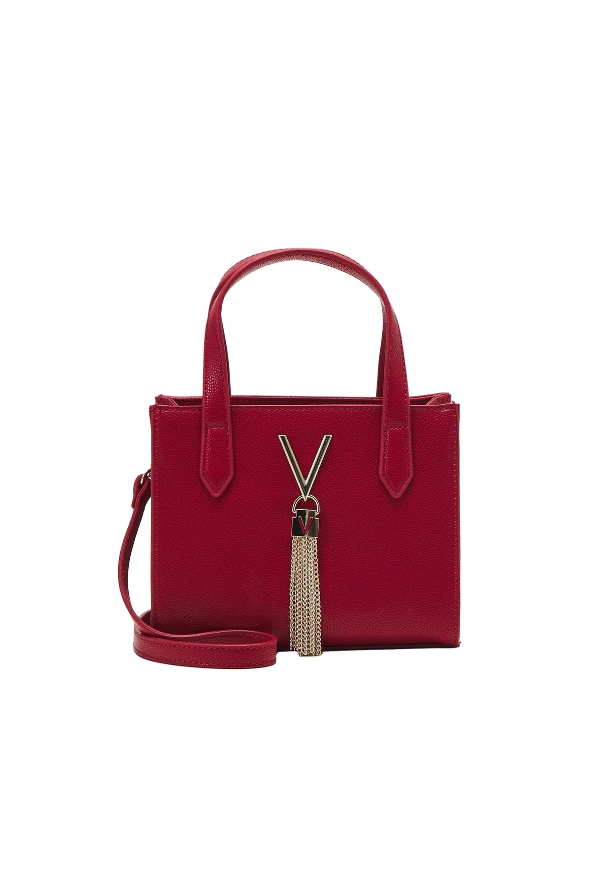 Valentino Bags Divina Shopping Bag in Rosso