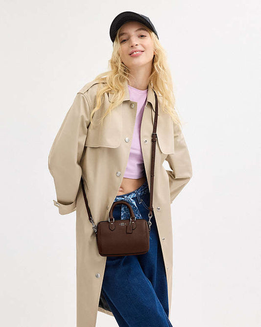 Coach Mini Rowan Crossbody Bag in maple