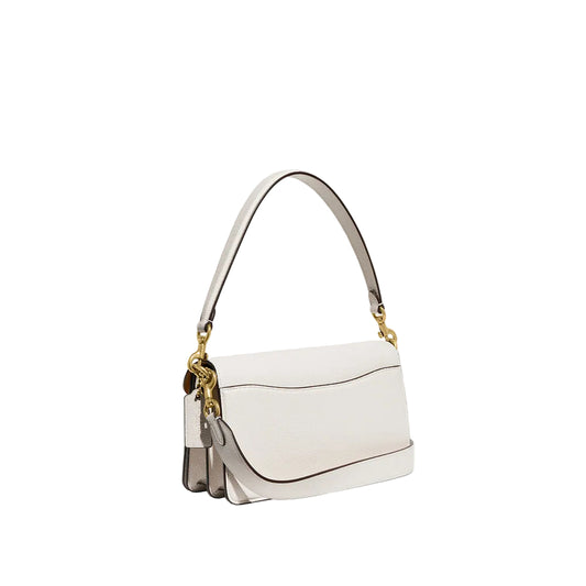 Coach Tabby Shoulder Bag 26 in White Gold Logo