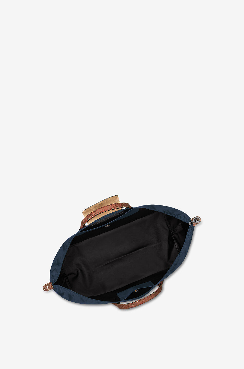 LongChamp Le Pliage Original M Russian canvas and leather travel bag