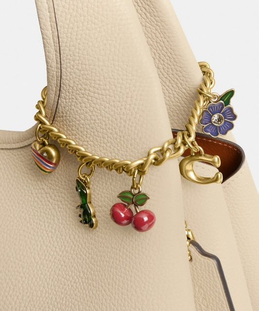 Coach Motif Chain Bag Charm