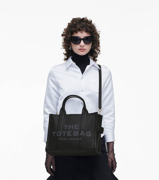 The leather medium tote bag Marc Jacobs