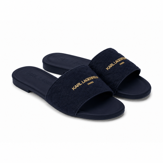Karl Slipper Denim Blue Size 35