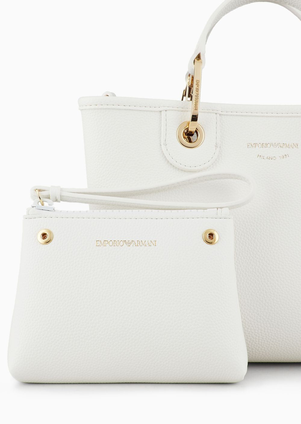 Small MyEA shopper bag with deer print Emporio Armani