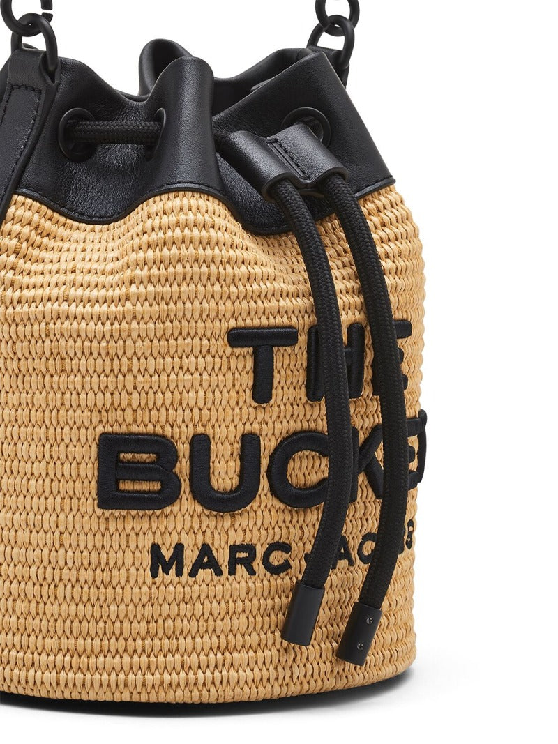 Marc Jacobs The Bucket raffia effect bag