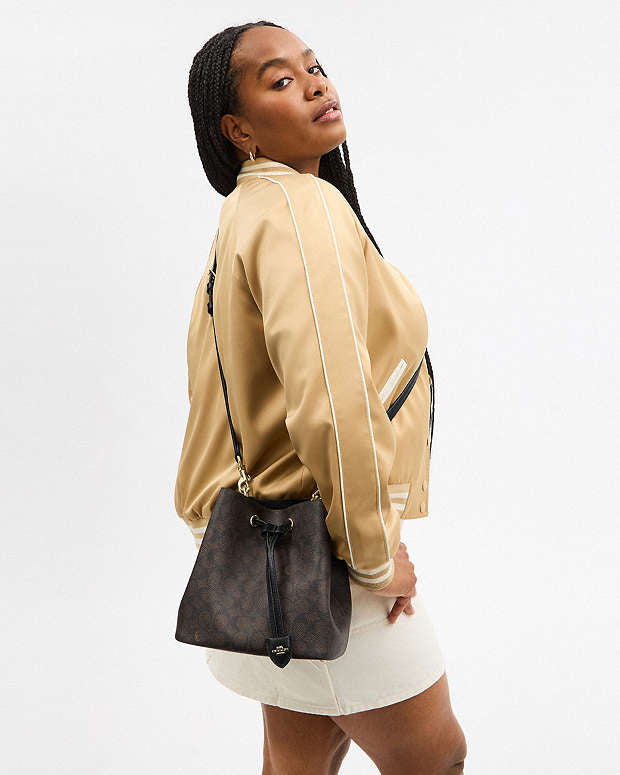 Coach Rowan Bucket Bag In Signature Canvas