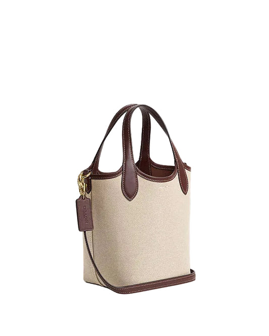 Coach Hanna Bucket Bag in Natural/Brown