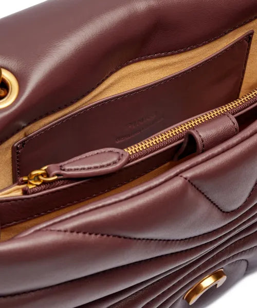 PINKO Leather shoulder bag LOVE PUFF CLASSIC CL