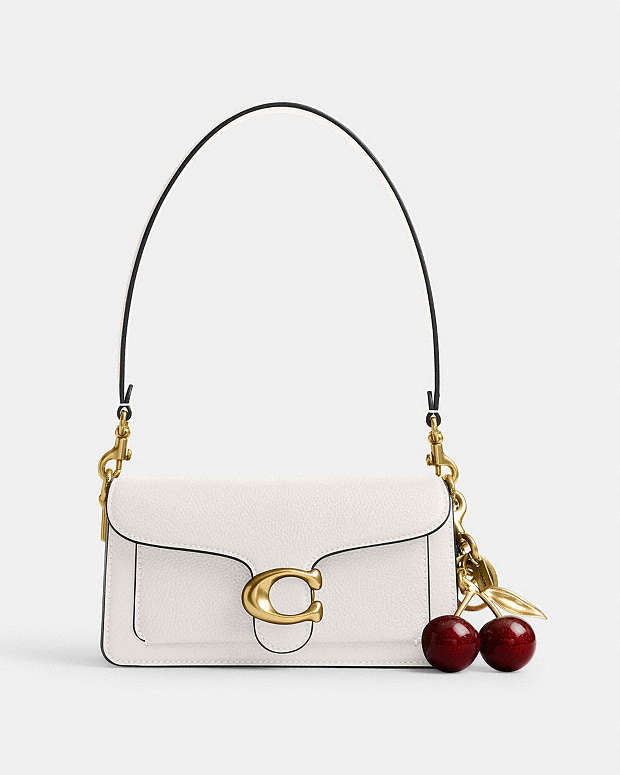 Coach Tabby Shoulder Bag 20 in white