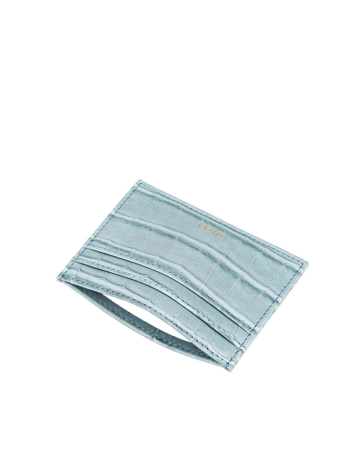 JW PEI Woven Texture Card Holder in Baby Blue