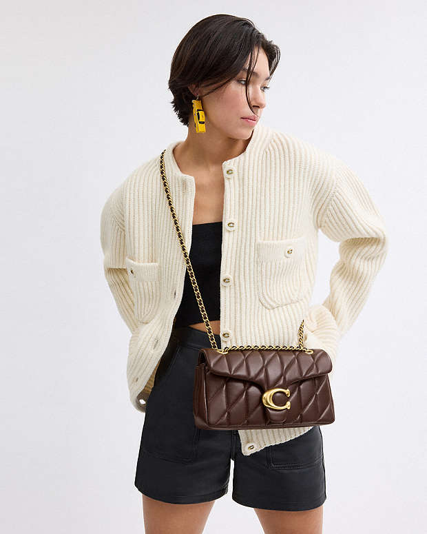 Coach Tabby Shoulder Bag 26 With Pillow Quilting in maple