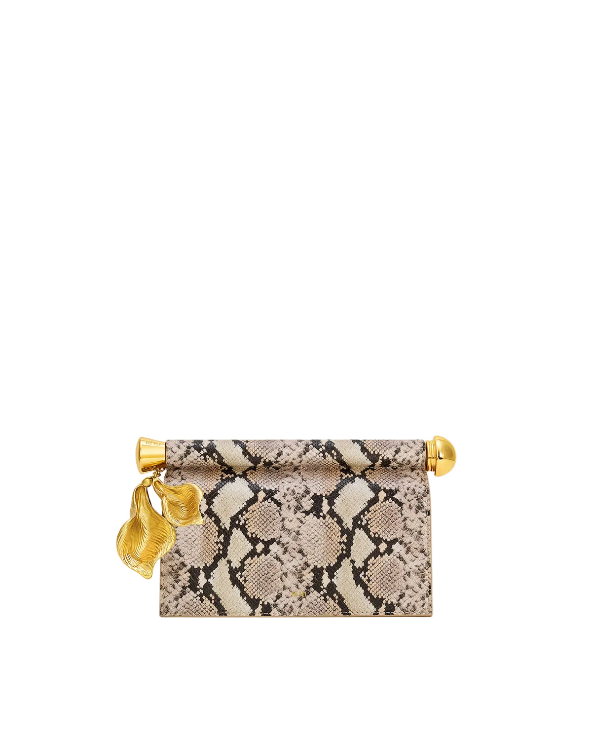 JW PEI Holly Metal Pendant Embellished Clutch - White