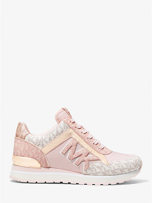 Michael Kors Maddy Two-Tone Logo Trainer pink