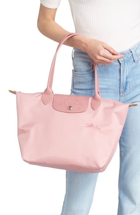 Longchamp Tote Bag Medium Le Pliage M Shoulder Bag in petal pink