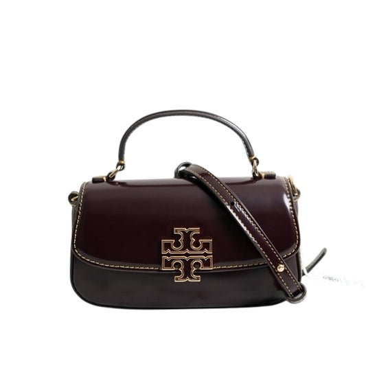 Tory Burch Britten Mini Top Handle Leather Crossbody Bag